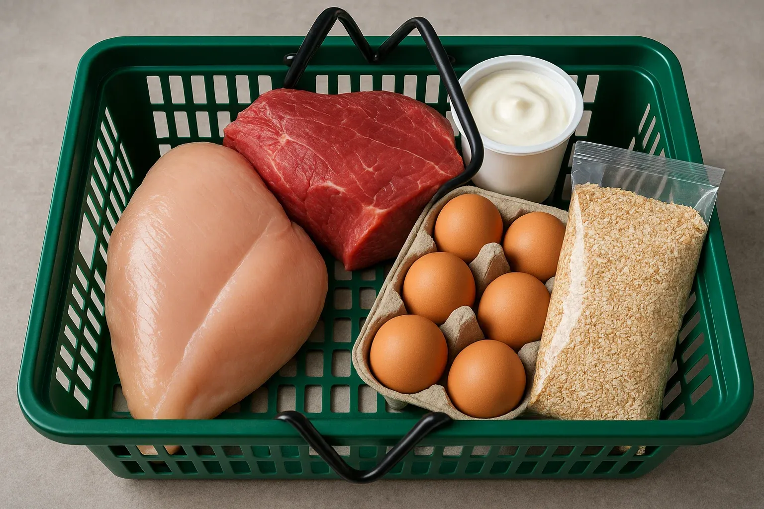 dukan diet shopping basket