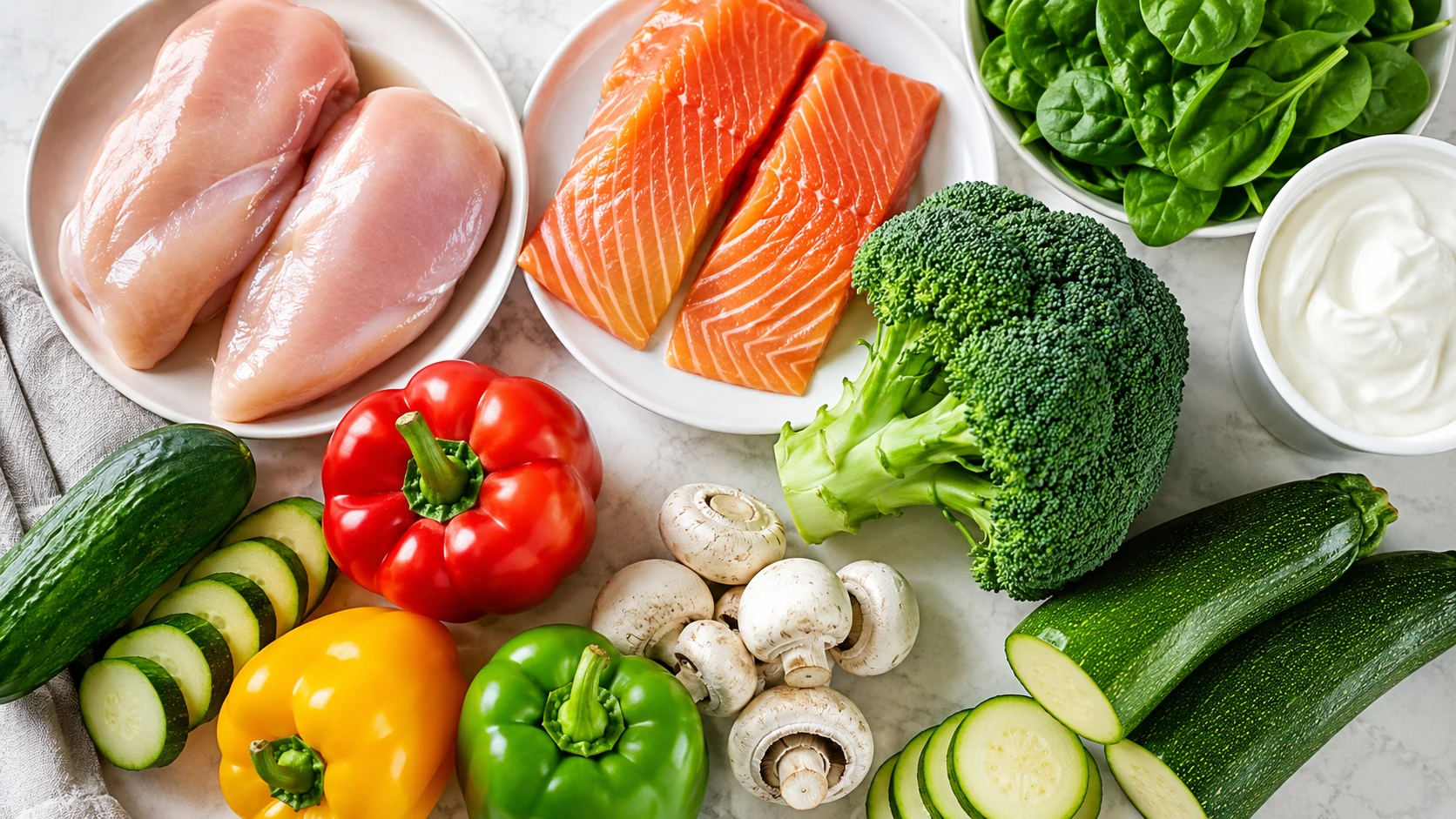dukan-grocery-protein-veggies